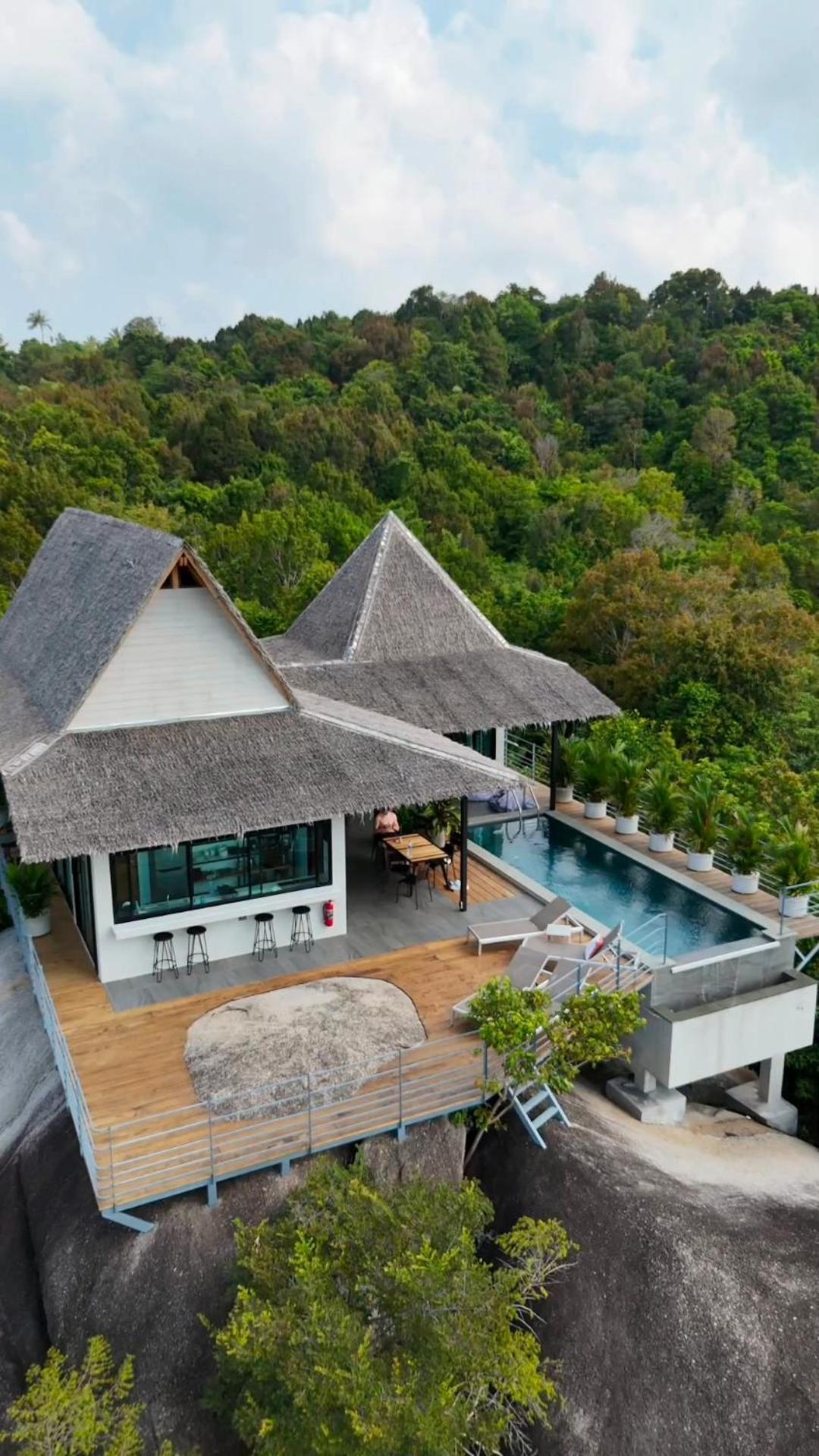Villa On The Rock - 360 Bay View Thong Sala Exterior foto